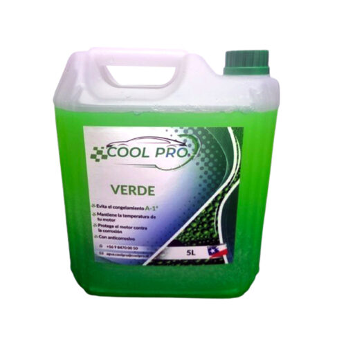 COOLPRO REFRIGERANTE AGUA VERDE -3 BIDON
