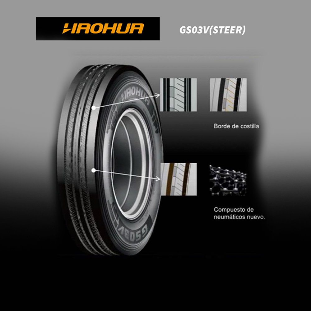 HAOHUA 295/80R22.5 GS03V 154/151M DIREC/CARR - Imagen 2
